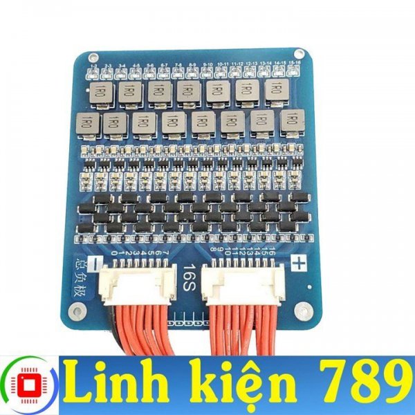 Mạch cân bằng 16S cho pin lithium 3.2V hoặc 3.7V 1.2A